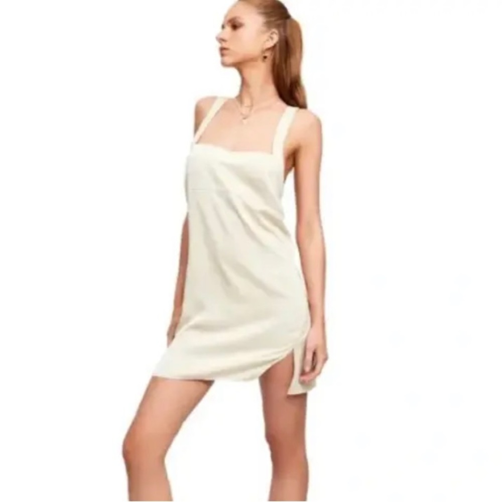 Lioness Andie Mini Dress in Cornsilk Size M